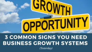 business systemization process, growth systems for scaling teams, signs you need systems